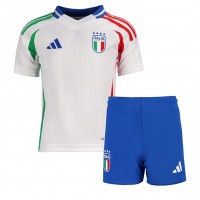 Camiseta Italia Visitante Equipación para niños Eurocopa 2024 manga corta (+ pantalones cortos)